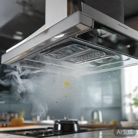 油烟机自动排气原理：集烟腔满即