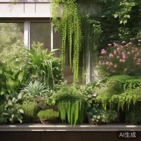 阳台绿植美化空气