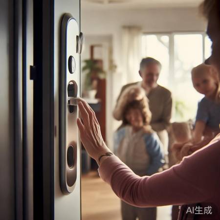 家庭常客选指纹锁,安全便捷。