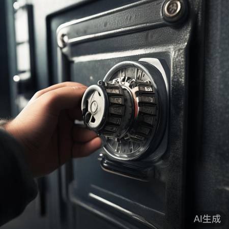 机械密码锁,数字字母提示,简单