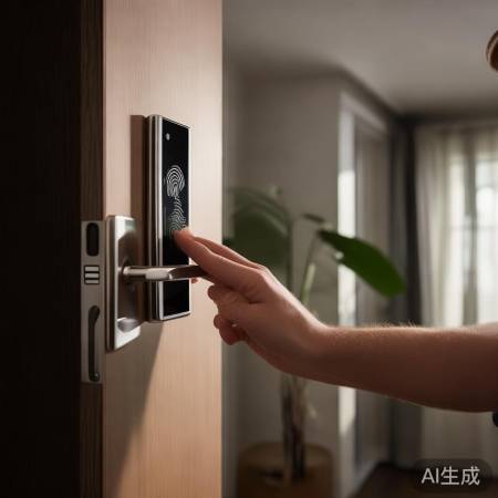 华为指纹锁，小心维护
