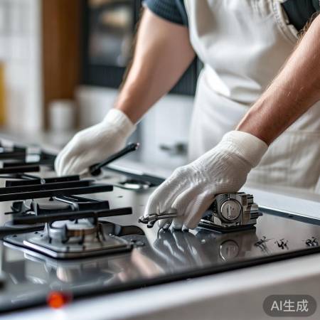 关闭阀门,拆面板