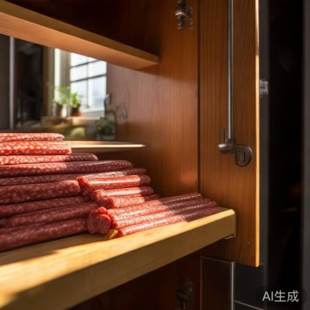 选阴凉干燥处保存香肠肉