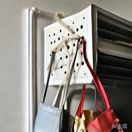 空调挡风板变收纳袋