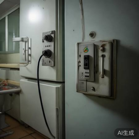 冰箱电源线老化，易跳闸