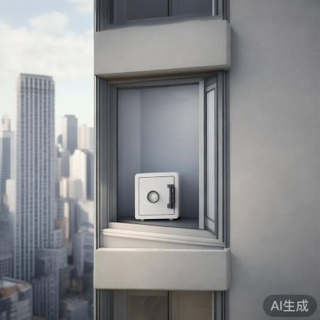 保险柜窗台，小偷难翻入