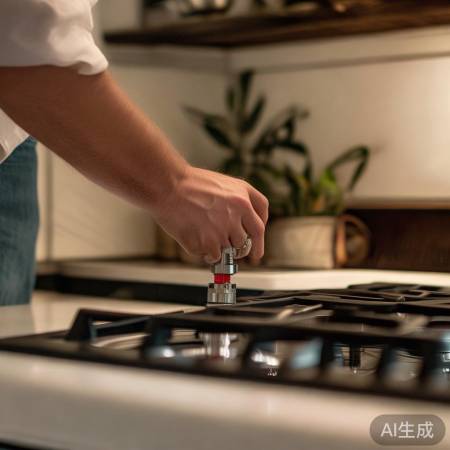 燃气灶后关阀门,安全无忧
