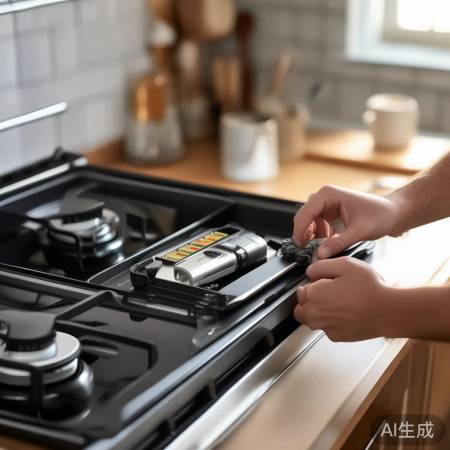 燃气灶电池更换便捷
