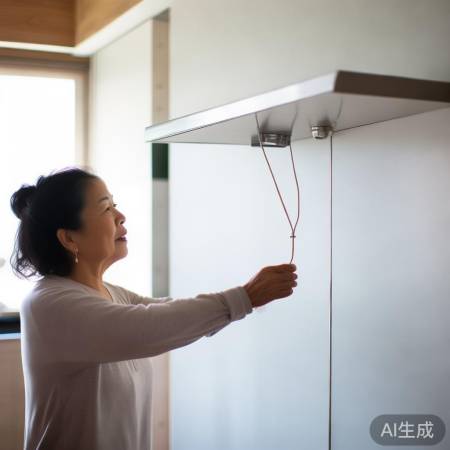 调整消毒柜至合适高度