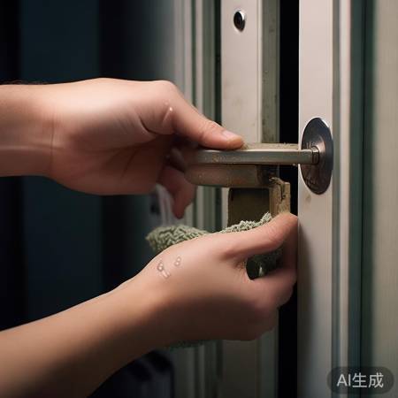 门锁卡住?检查污垢或异物