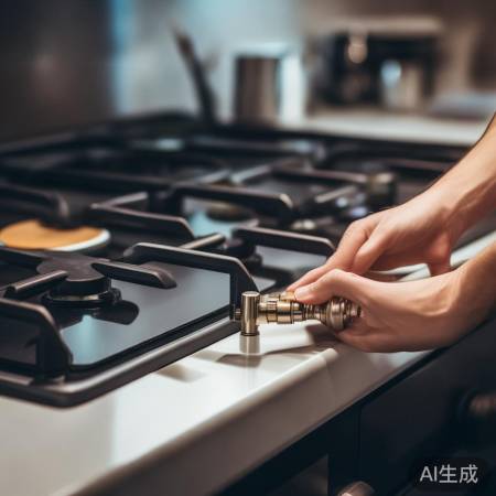 检查燃气阀门是否完全开启