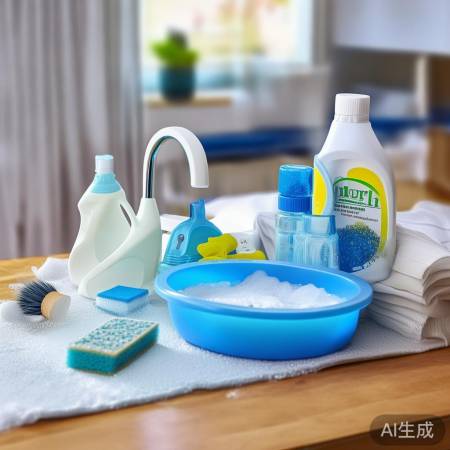 清洗工具准备齐全