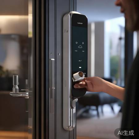 “智能锁,生活更安全便捷”