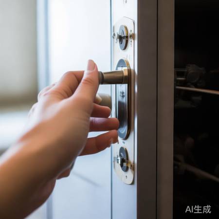 检查指纹锁把手,防卡住
