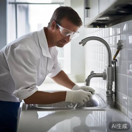 检查排水管漏水