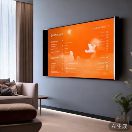 橙色屏，智控生活便捷