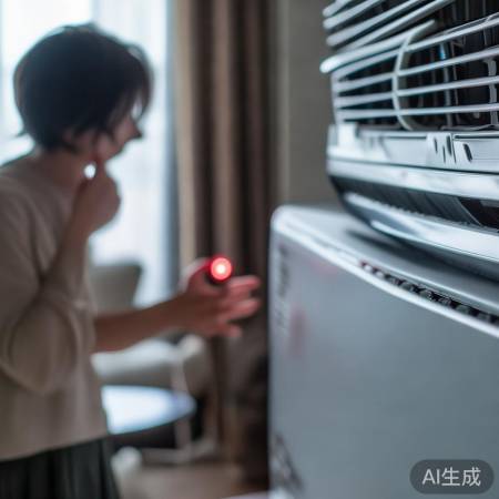 空调故障闪烁,联系维修勿拆解