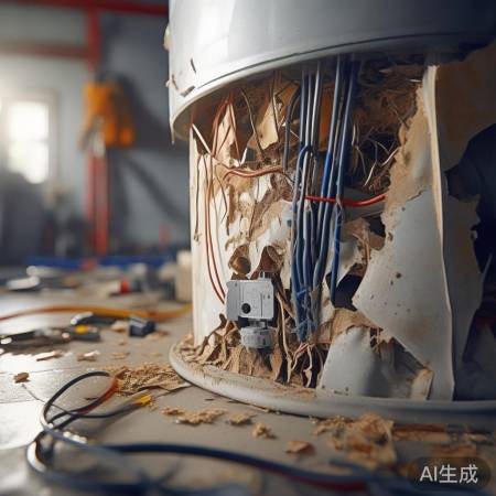 断电拆胶带，安全拆解热水器