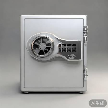 保险柜密码盘/钥匙孔位置