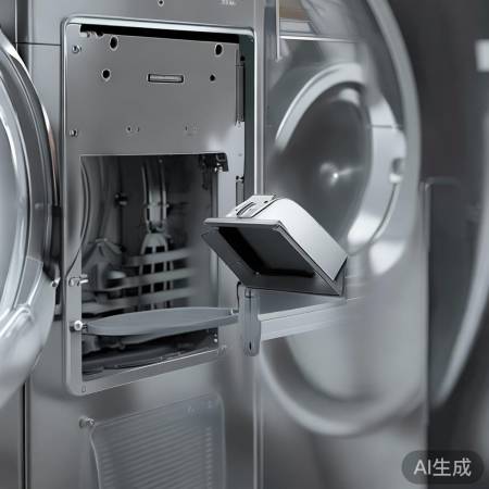 洗衣机门边神秘垃圾槽