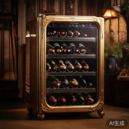 复古红酒柜，穿越红酒年代