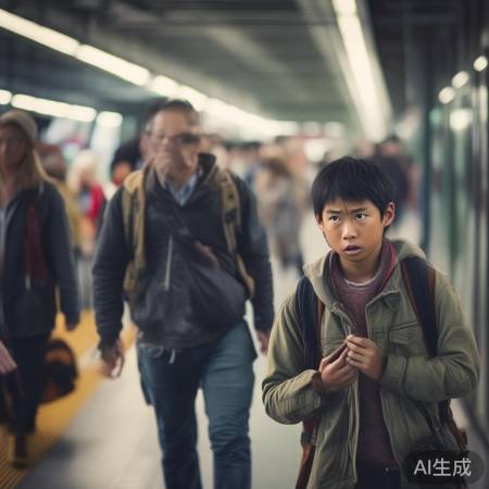 8岁孩子误入7车厢，家长3车厢焦急寻找！