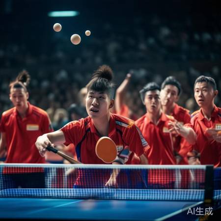 国乒默契配合，团队力量强