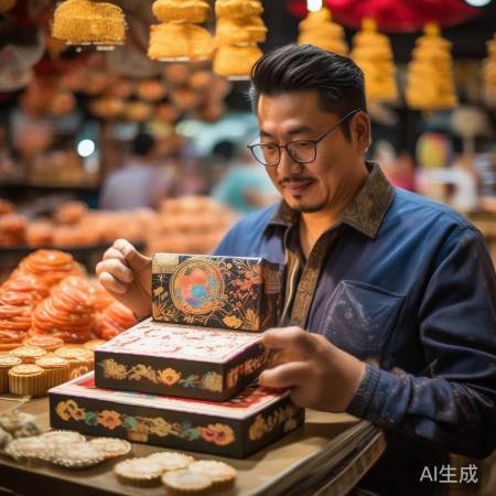 男子独制月饼礼盒:买空盒装散装月饼,揭秘中秋独特送礼风潮