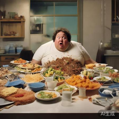 吃自助餐惊险!胃里竟取出3斤残渣,紧急送医!