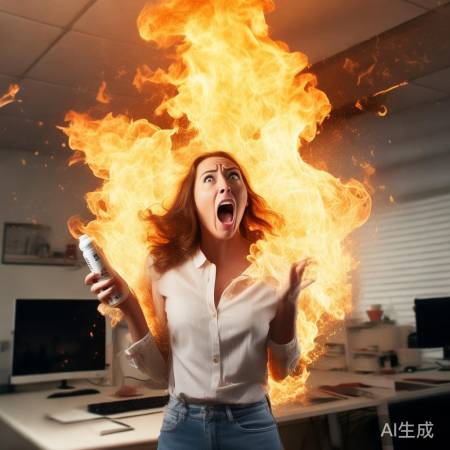 女子用定妆喷雾点火瞬间，火球扑脸惊险一幕！